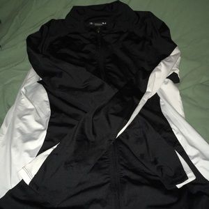 Black & White Under Armour Zip Up